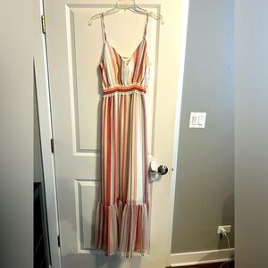 BB Dakota striped maxi dress